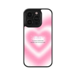 11_11 Pink Heart glass case