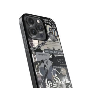 Arctic Monkeys Music Collage Glass Case - Image 2