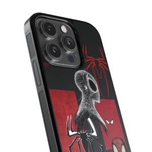 Spider-Man Dark Red Collage Glass Case - Image 3