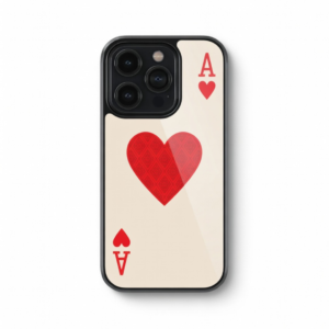 Ace of Hearts Classic Glass Case