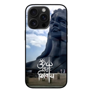 Adiyogi Om Namah Shivay glass case