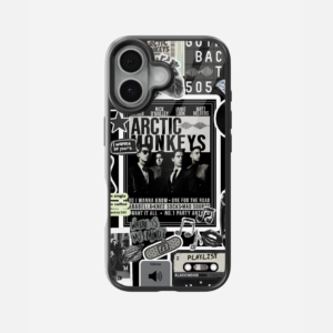 Arctic Monkeys 505 Collage Glass Case