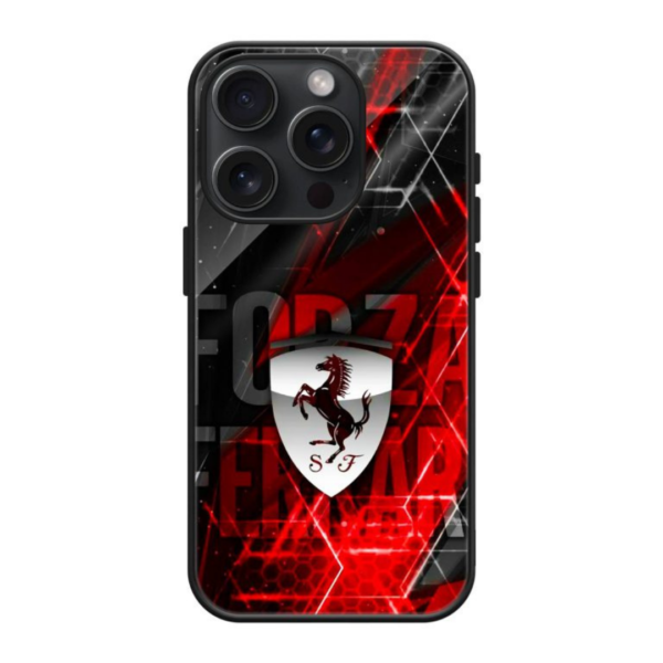 Ferrari Forza Red Glass Case – zencase.in