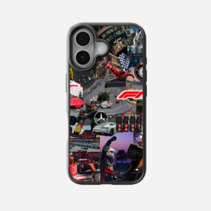 Formula 1 Monaco Collage Glass Case