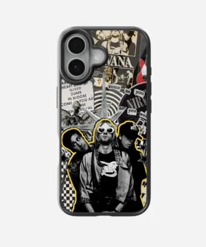 Nirvana Grunge Collage Glass Case