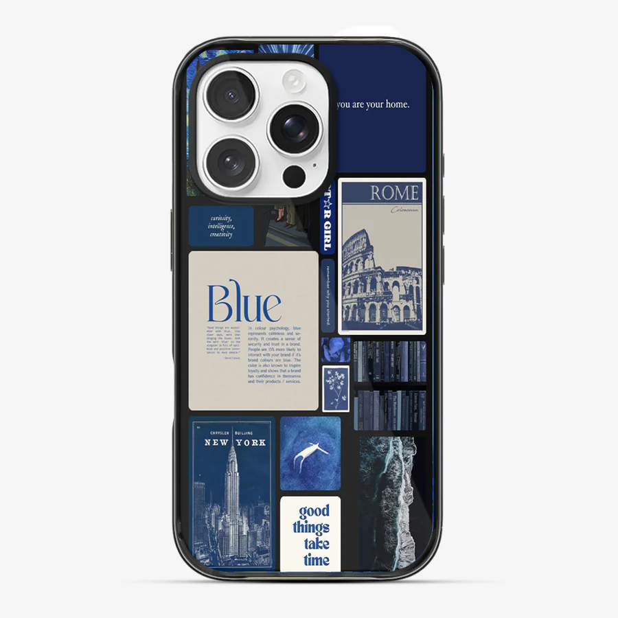 477-gc-all_7d61847d-4204-4e9a-bd5d-7f743126c835 Blue Aesthetic Moodboard Glass Case - Image 1