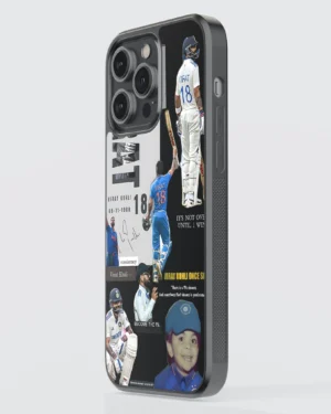 Virat Kohli King 18 Glass Case - Image 3